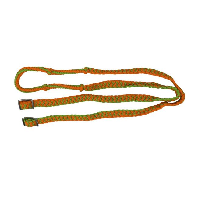 7ft Braided Nylon Barrel Reins w/Easy Grip Knots