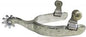 Engraved Silver Overlay Spurs