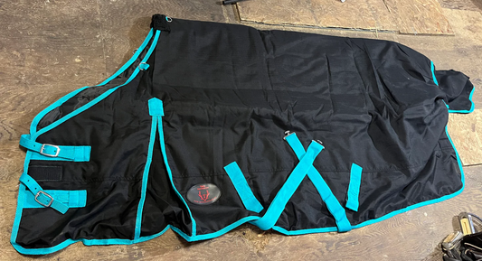 Black & Turquoise 300g 600D