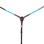 Turquoise Rawhide Breastcollar