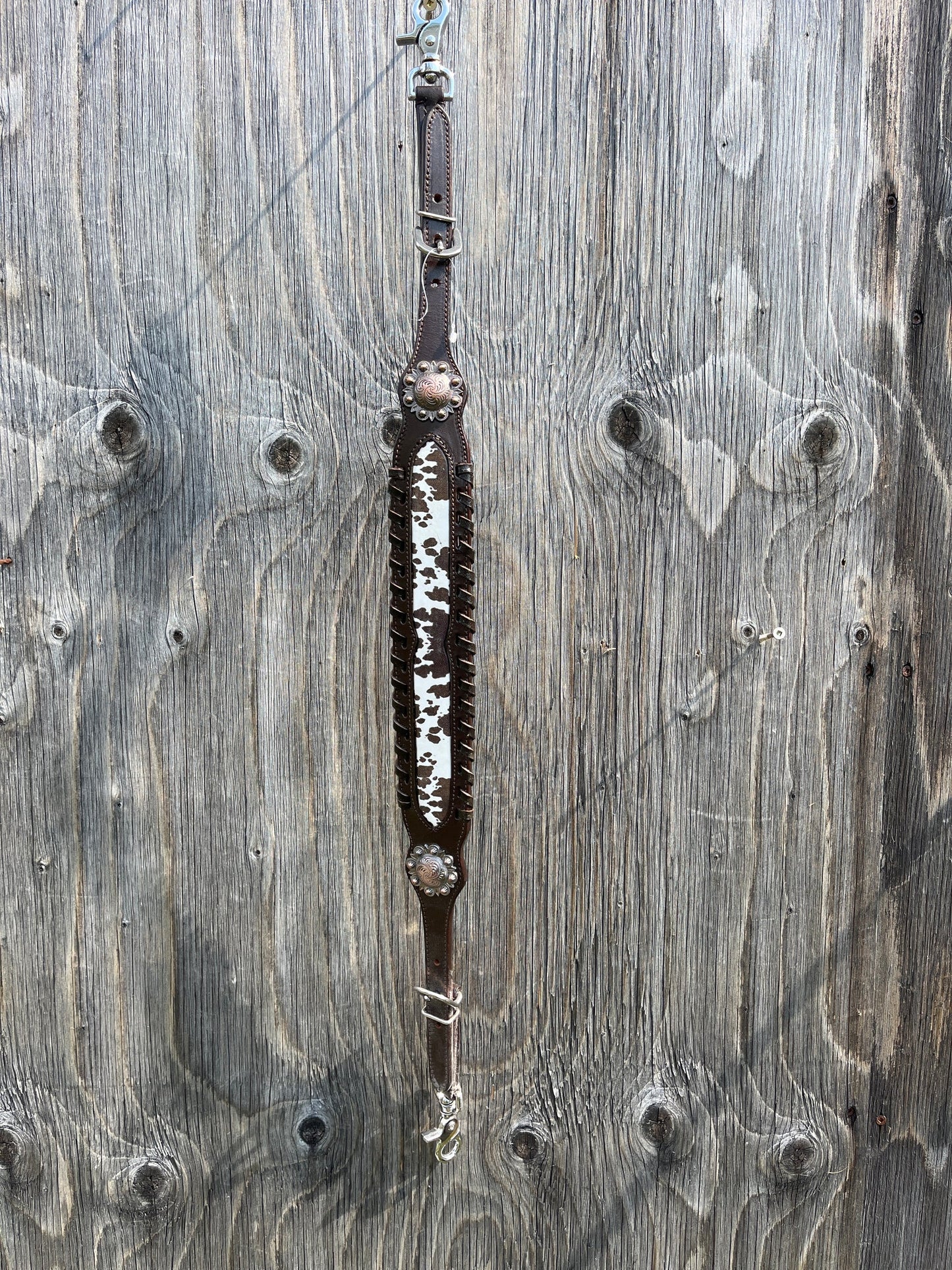 Ensemble de sellerie à motif vache - 3 pièces