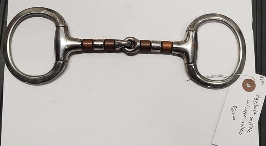 Eggbutt Snaffle w/Copper Rollers