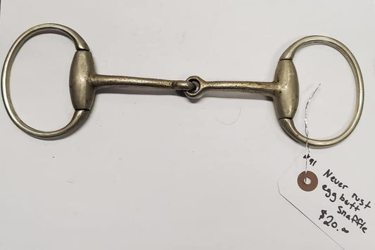 Never Rust Eggbutt Snaffle