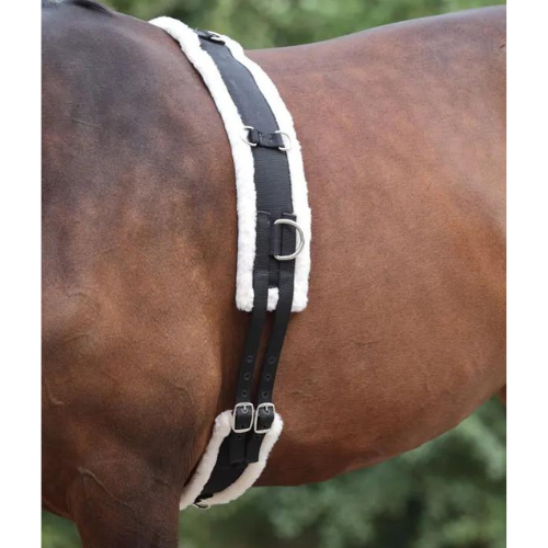 Shires Nylon Lunging Surcingle W/Fleece Padding