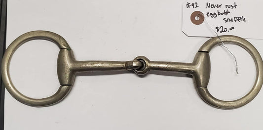 Never Rust Eggbutt Snaffle