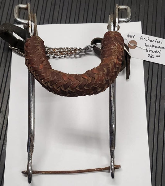 Mechanical Hackamore w/Braided Noseband