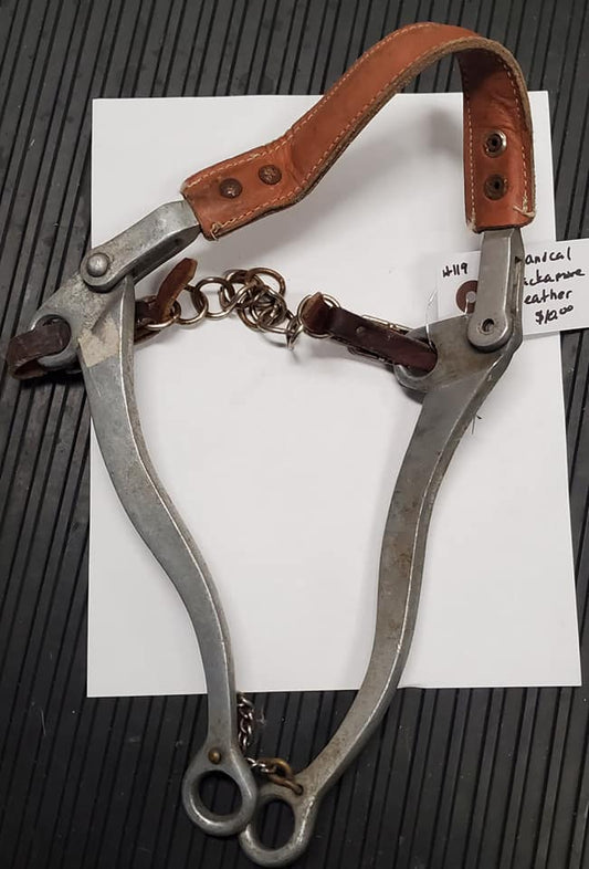 Mechanical Hackamore w/Leather Nose