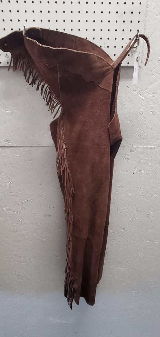 Brown Chaps w/Fringe