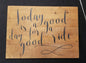 Wooden Hand Painted Sign