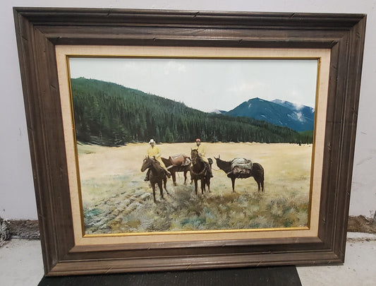 Pack Horses painting