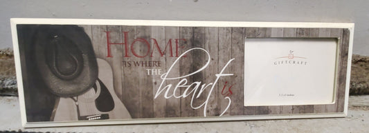 "Home is Where the Heart is" Picture Frame