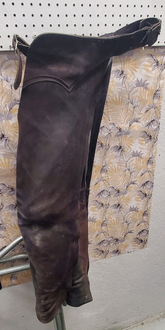 Brown Smooth Suede Chaps