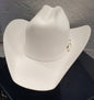 White Cowboy Hat w/Hat Can