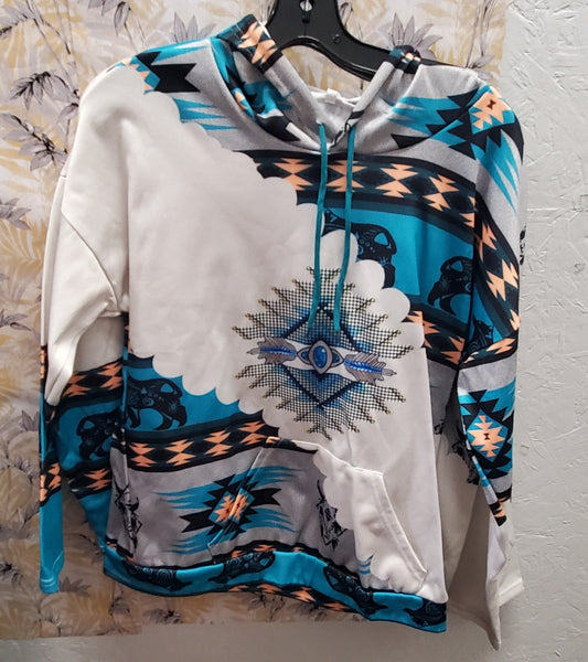 Native Print Hoodie