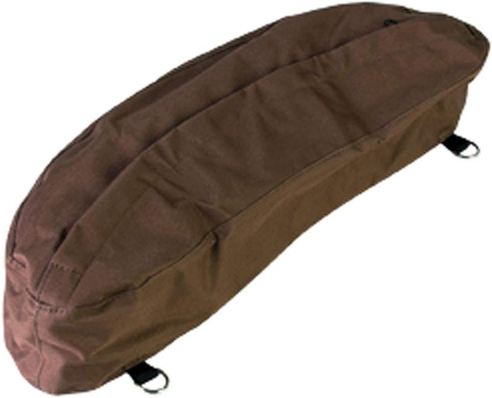 Brown Nylon Cantle Bag