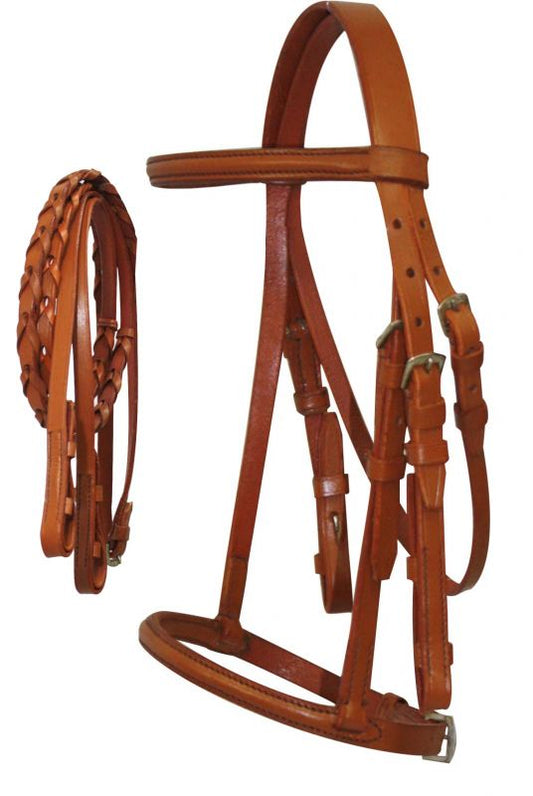 English Bridle w/Reins-Cob