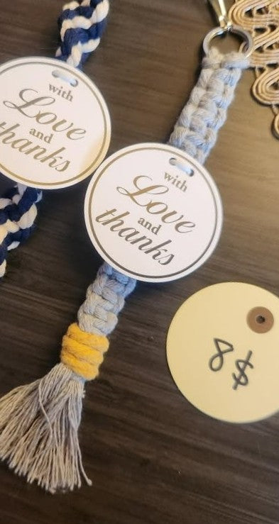 Macrame Keychain- Flat