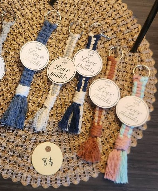 Macrame Keychain- Flat