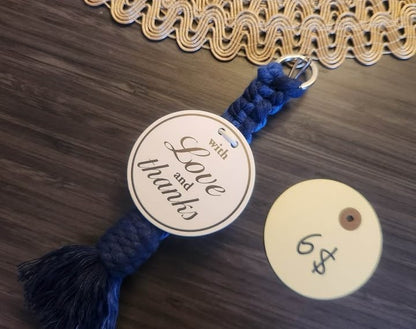Macrame Keychain- Flat