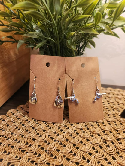 Boucles d'oreilles à thème western