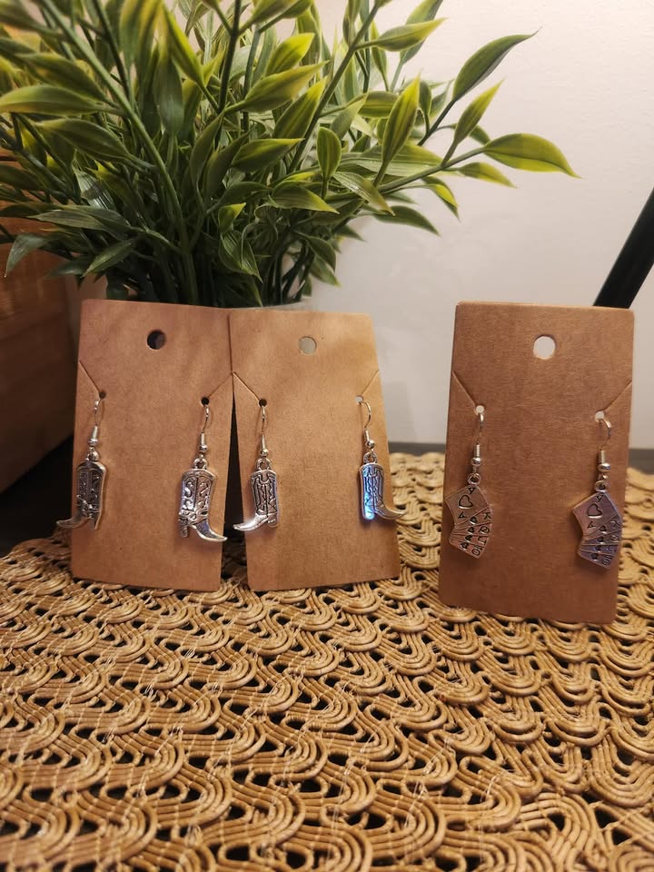 Boucles d'oreilles à thème western
