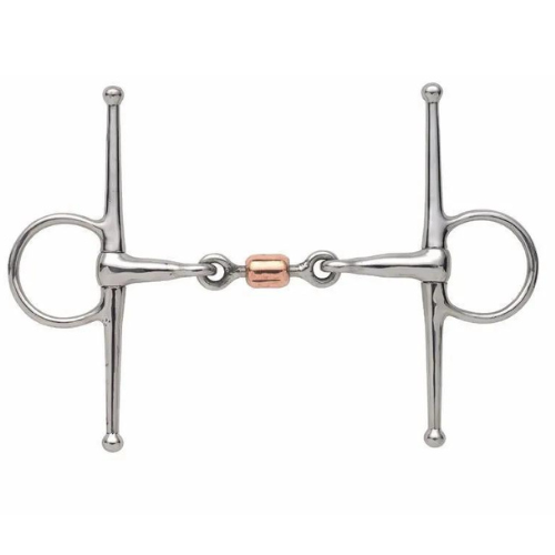 Full Cheek Snaffle w/Copper Peanut