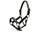 Yearling Size Black Leather Halter