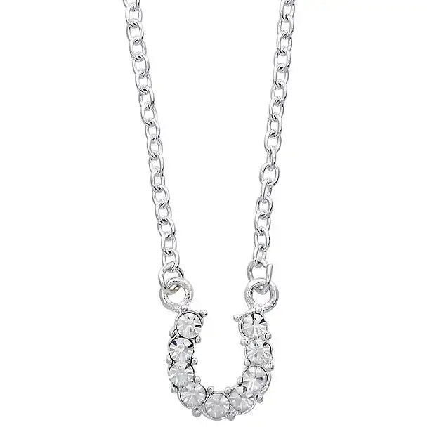 AWST Rhinestone Horseshoe Necklace