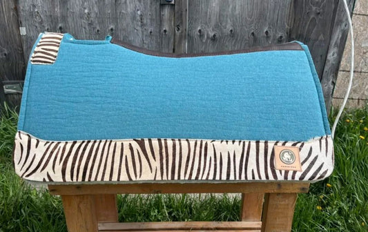 Animal Print Wool Top with Fleece Bottom Pads