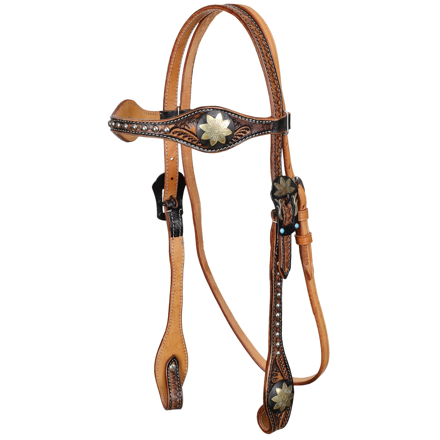 Sterling Floral Tack Set
