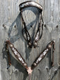 Ensemble de sellerie à motif vache - 3 pièces