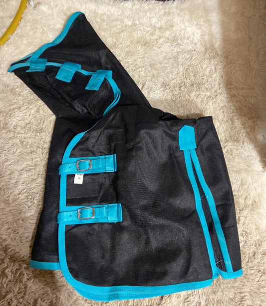 Black & Turquoise Fly Sheet