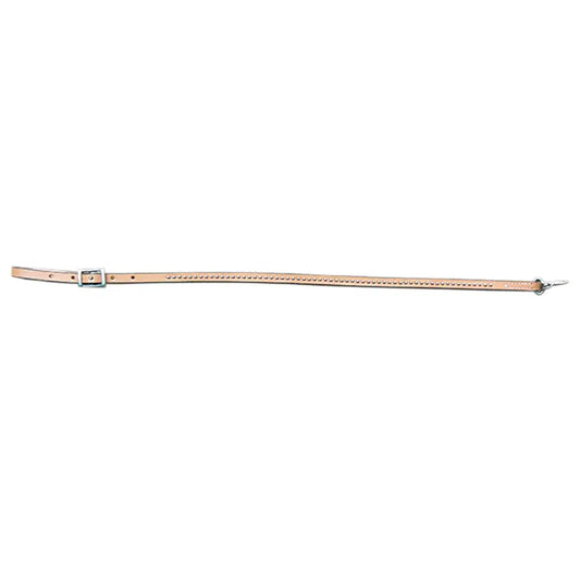 28" Studded Leather Tie Down Strap