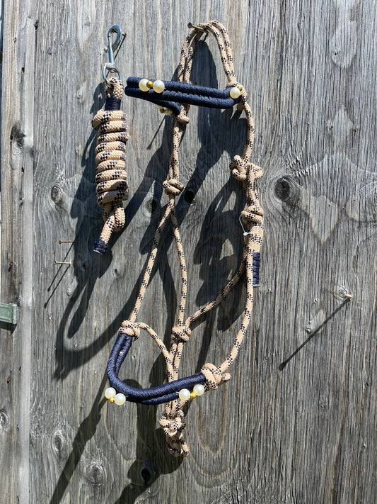 Licol en corde avec frontal