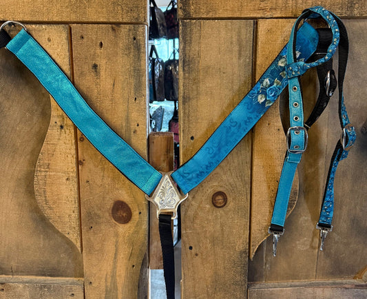 SLWG Turquoise Rose Nylon Set