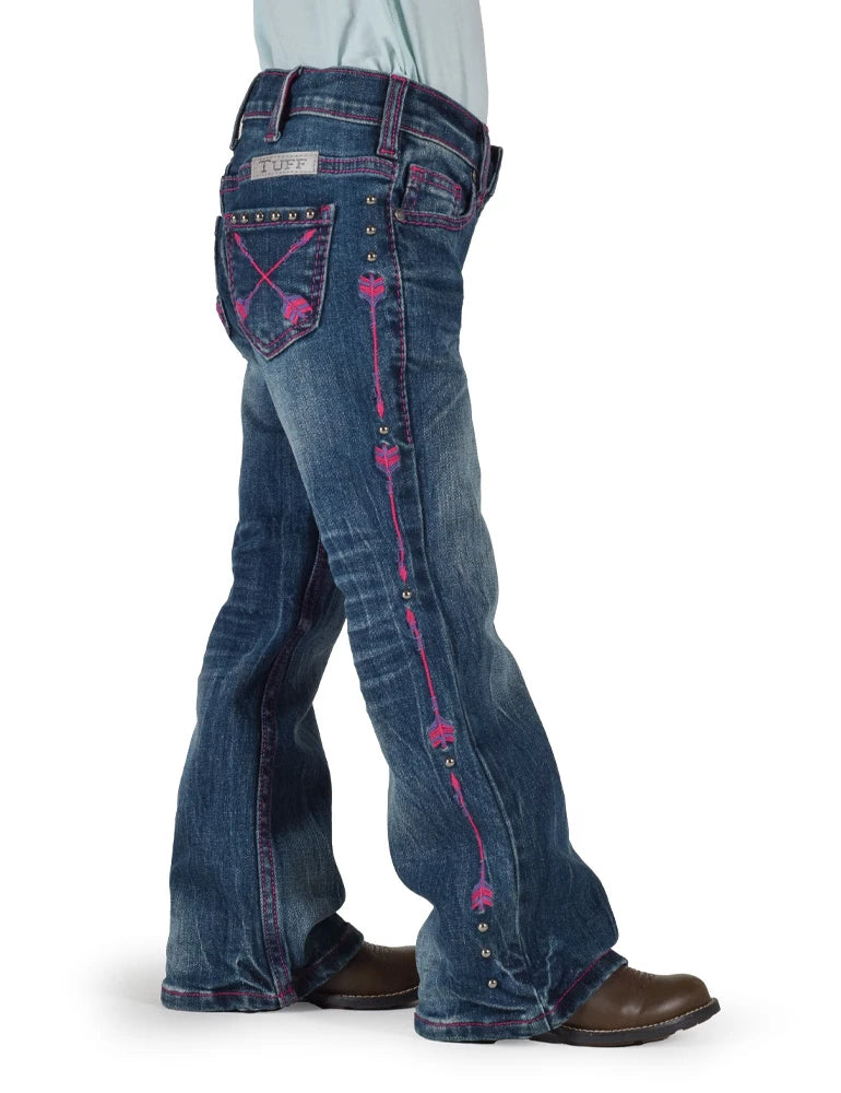 Cowgirl Tuff Girls Pink Arrow