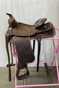 14" Western Rawhide Pleasure Saddle w/Headstall & Breastcollar