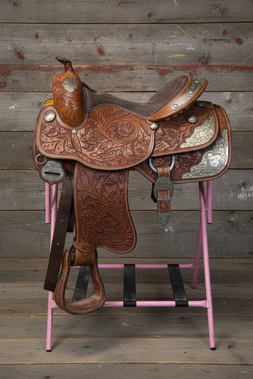 15" Tough 1 Premium Grandview Show Saddle