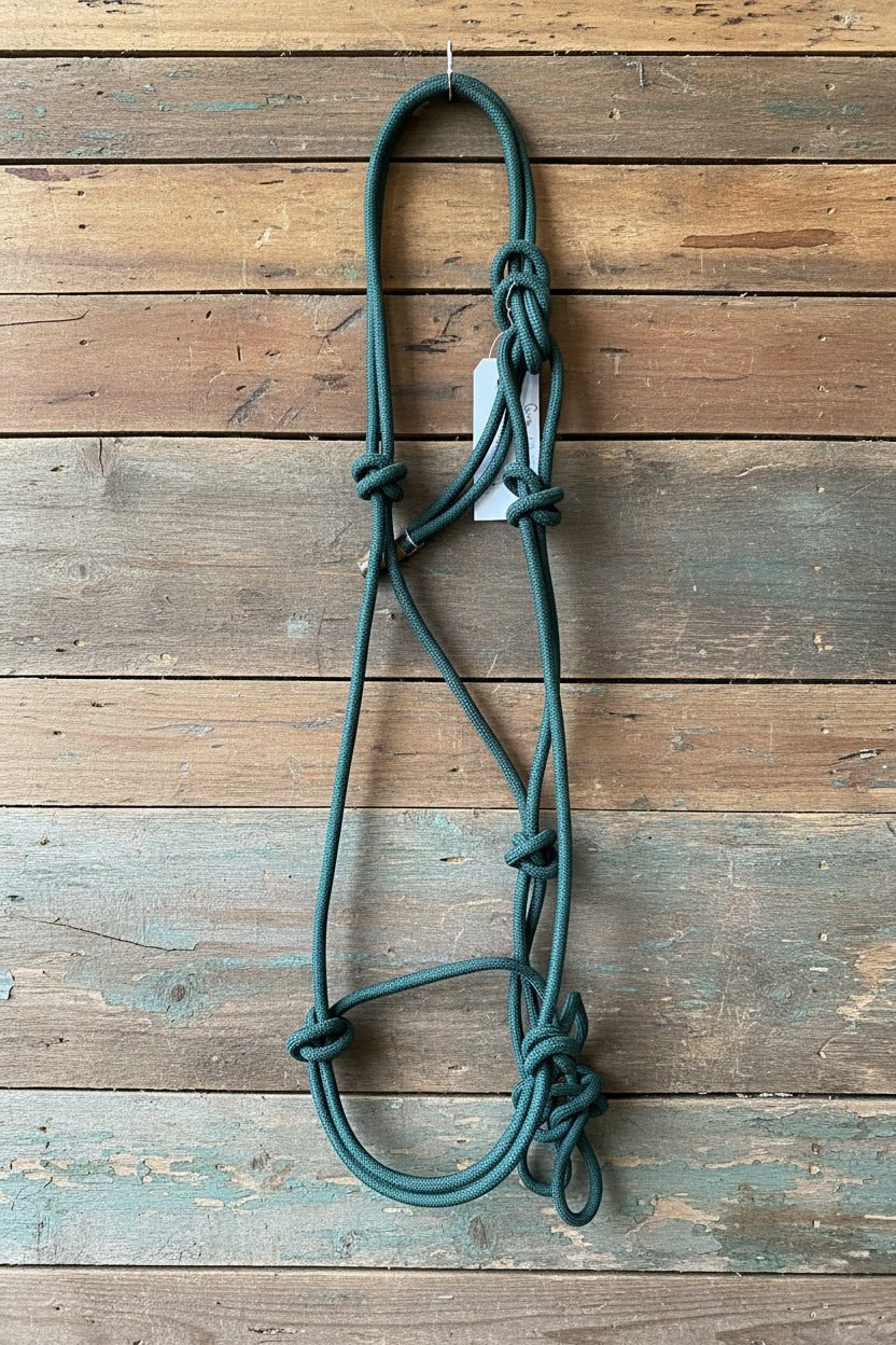 Green Rope Halter