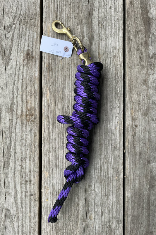 Purple & Black Lead Rope
