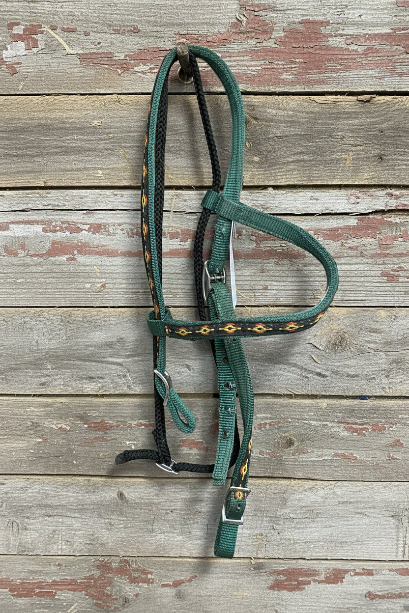 Green Nylon Headstall