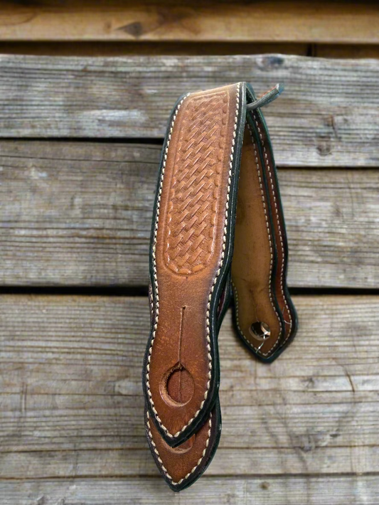 Basketweave Slobber Straps