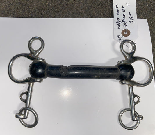 Pelham Rubber Mullen Mouth Bit
