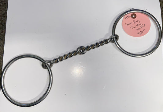 Loose Ring Twisted Wire Snaffle