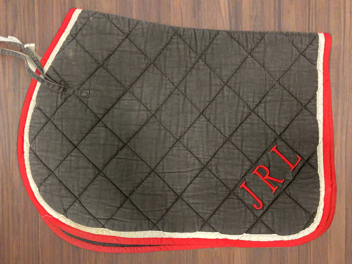 Black w/Red Piping Pad
