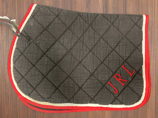 Black w/Red Piping Pad