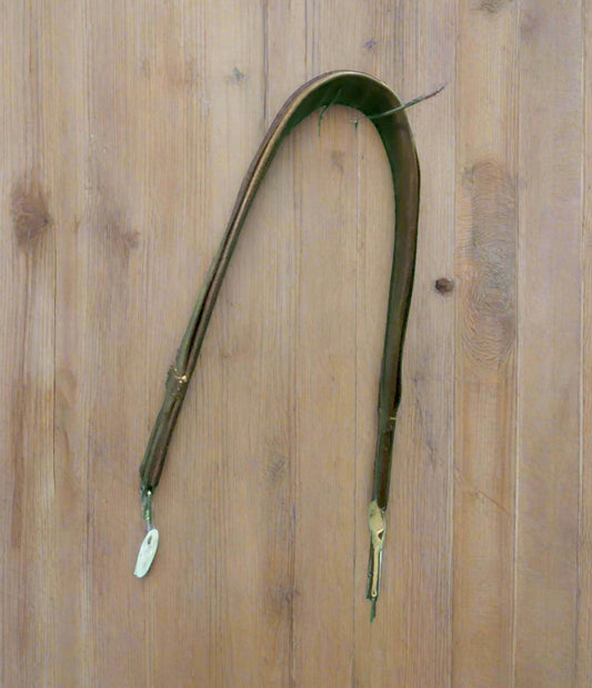 46" Trifold Leather Girth w/Elastic End