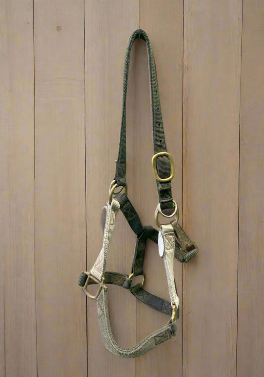 Two Tone Nylon Halter-Cob