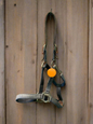 Nylon Halter w/Leather Crown-Horse