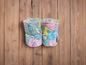 Cartoon Cat Print Polos